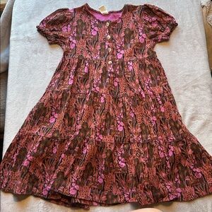 Kate Quinn puff sleeve prairie dress